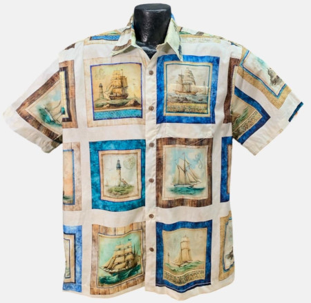 Tall Ships Shirt- Made in USA- 100% Cotton